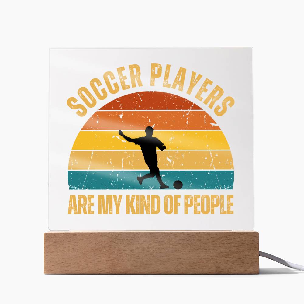 Soccer Players Plaque