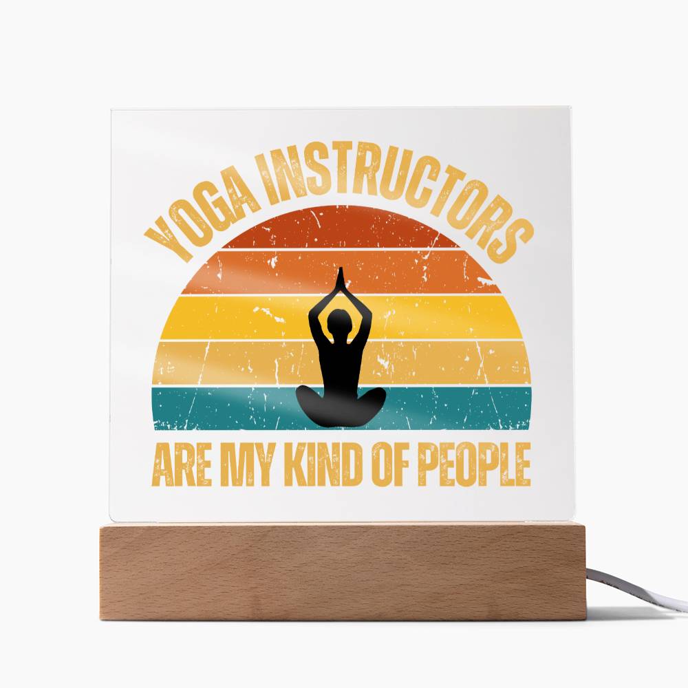 Yoga Instructors Plaque