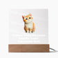 Square Night Light Plaque - Be Your Awesome Self Kitten Cat