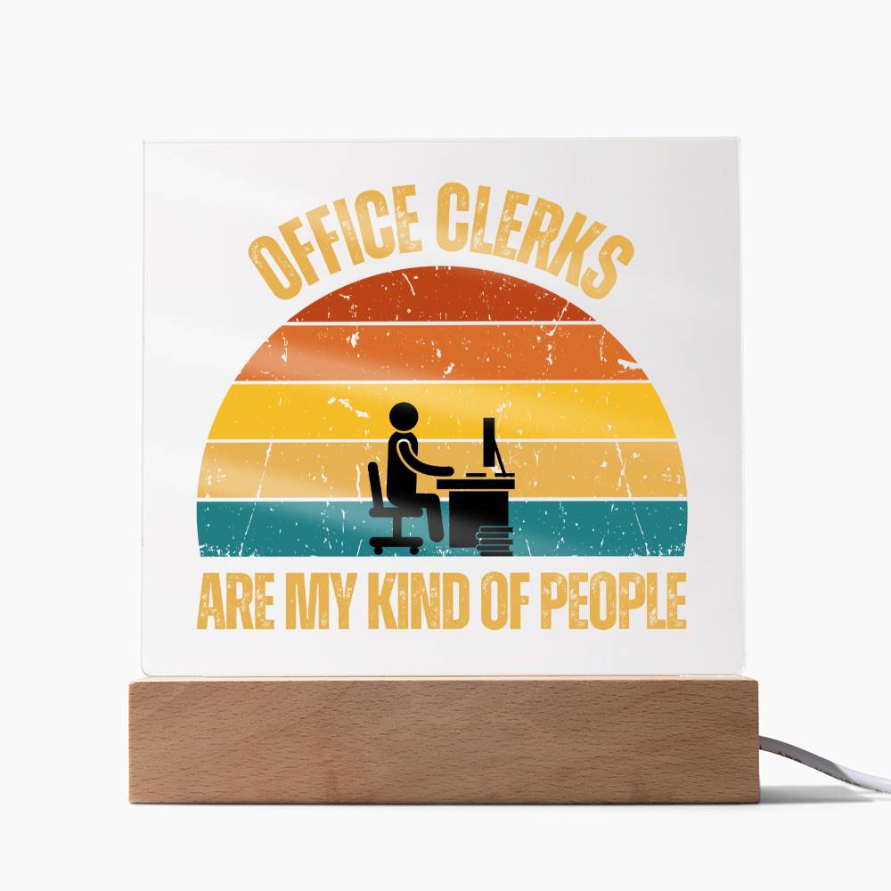 Office Clerks Plaque