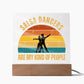 Salsa Dancers Plaque