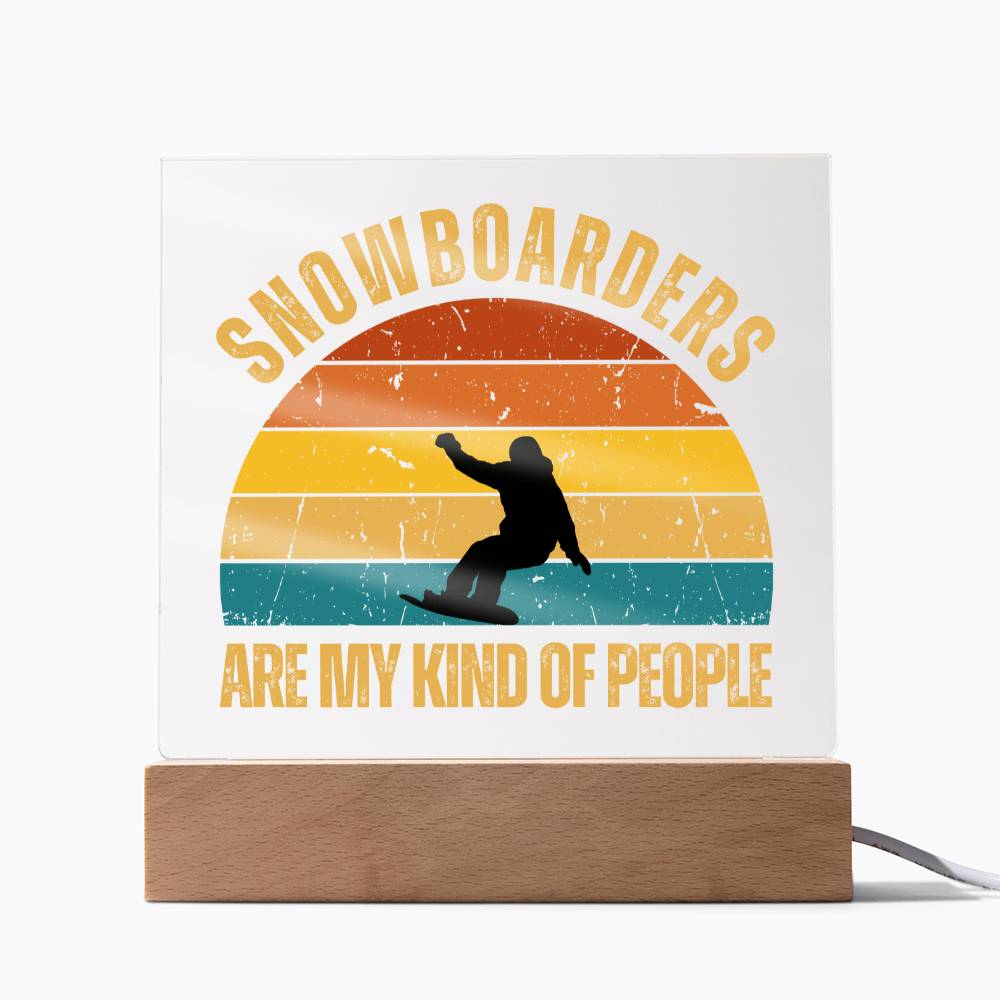 Snowboarders Plaque