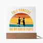 Folk Dancers  Plaque