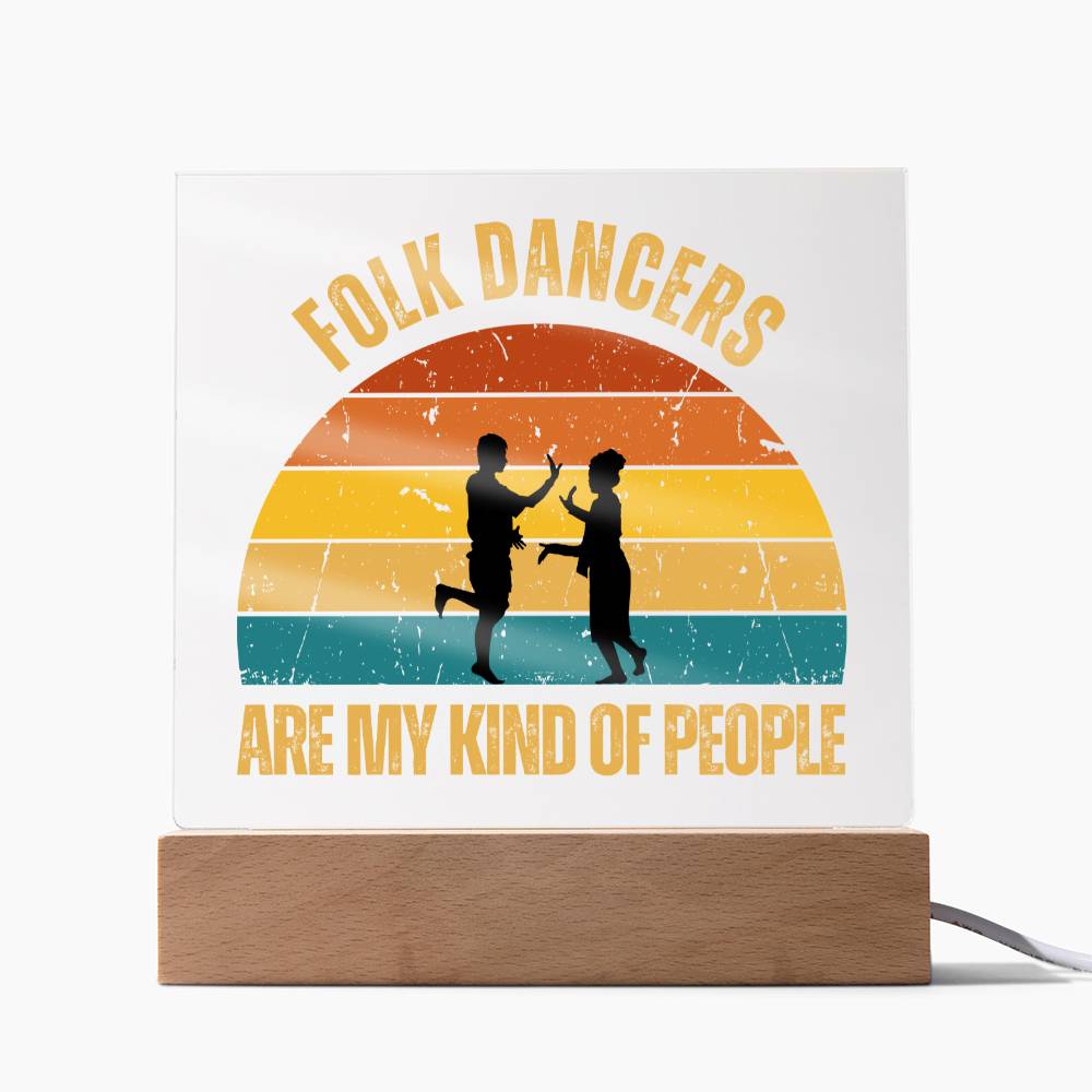 Folk Dancers  Plaque