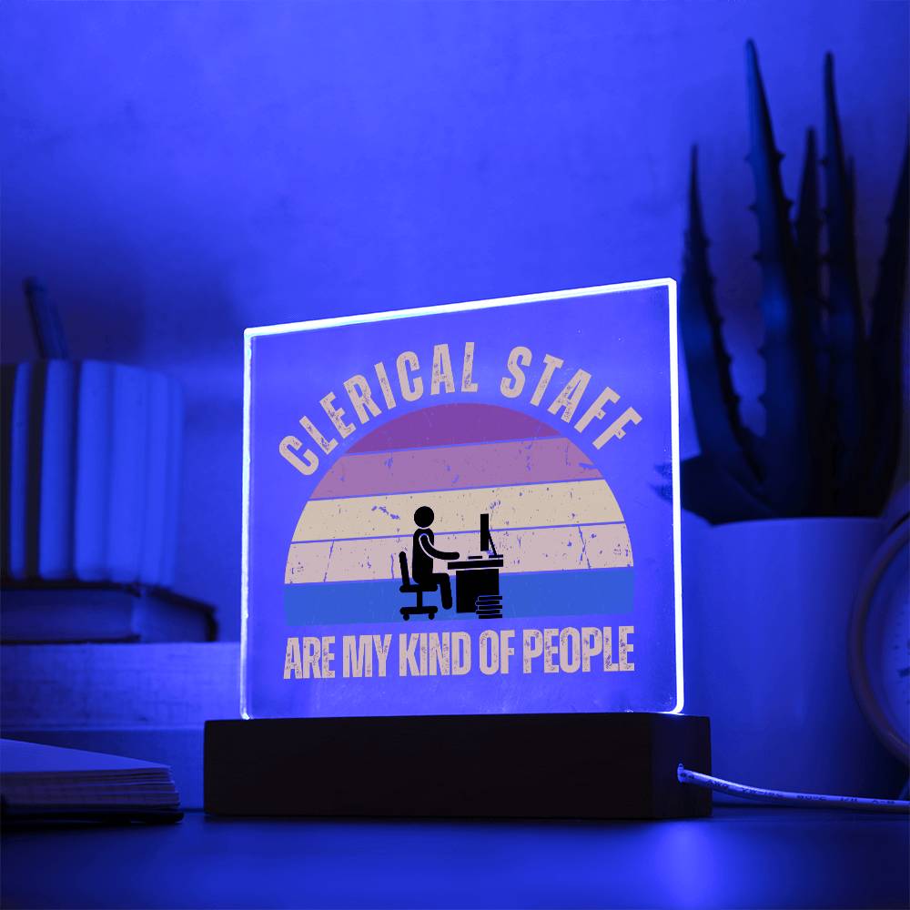 Clerical Staff Plaque