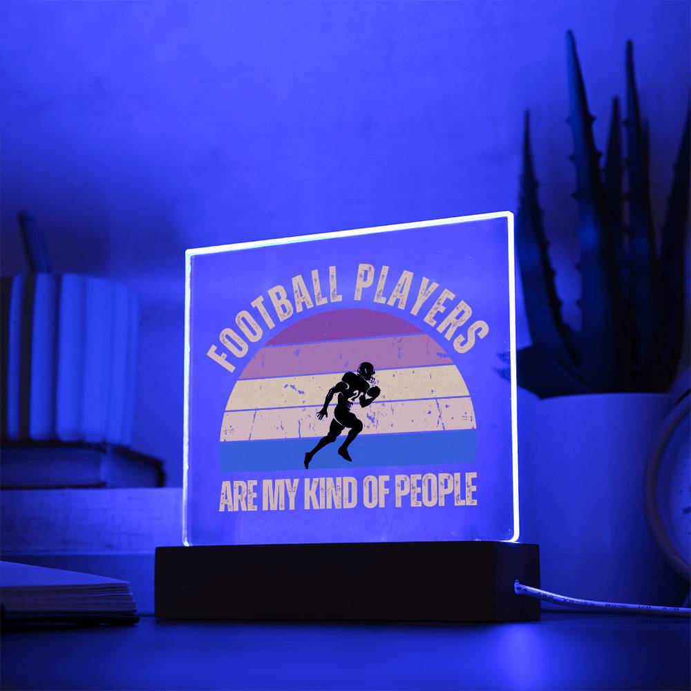 Football Players Plaque