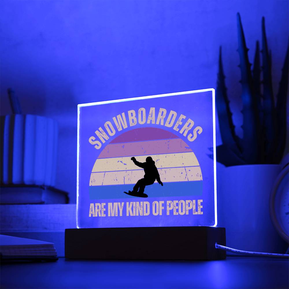 Snowboarders Plaque