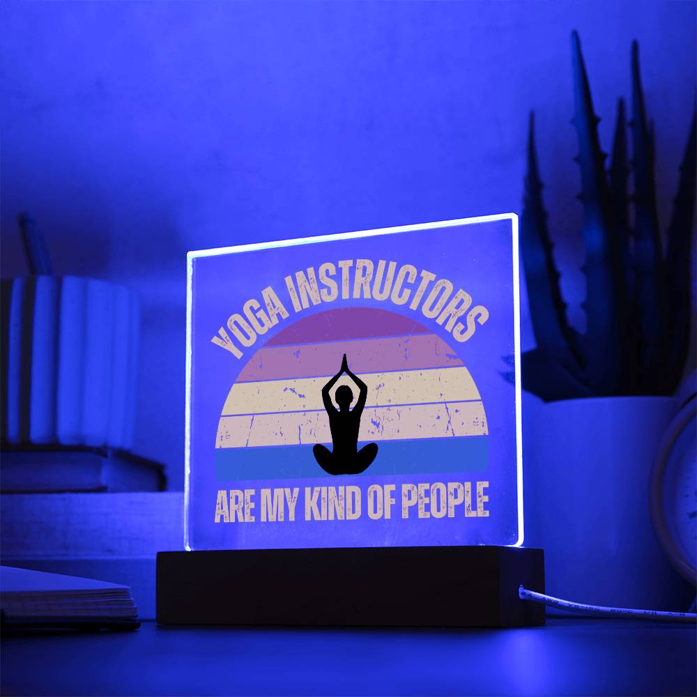 Yoga Instructors Plaque