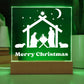 Night Light Plaque- Christmas Nativity Scene