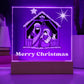 Night Light Plaque-Christmas Nativity Scene