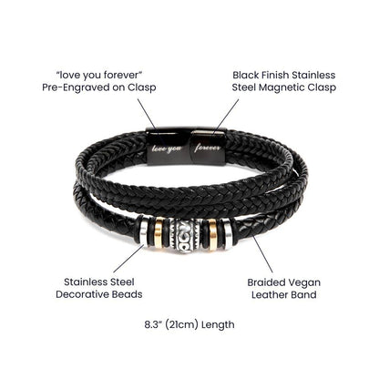 To My Handsome Nephew Bracelet