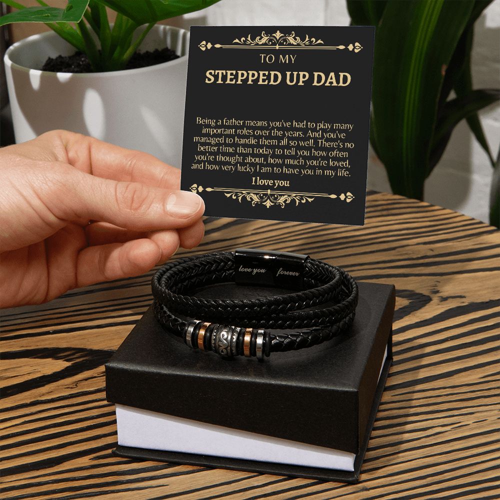 Stepped up Dad Bracelet