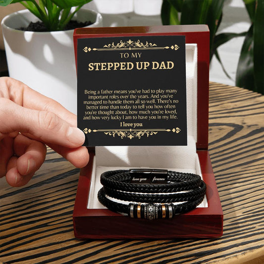 Stepped up Dad Bracelet