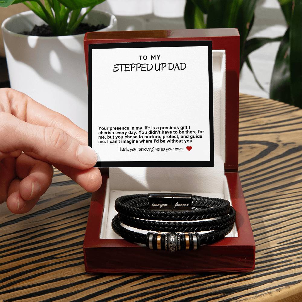 Stepped Up Dad Bracelet