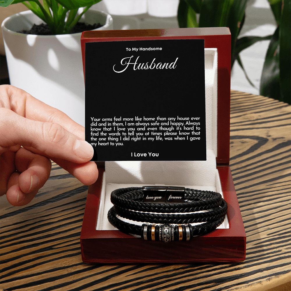 To My Handsome Husband Bracelet