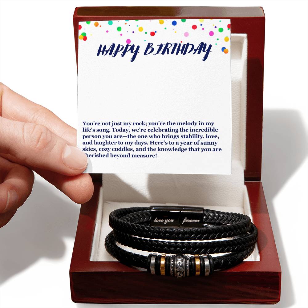 Happy Birthday Men's Bracelet