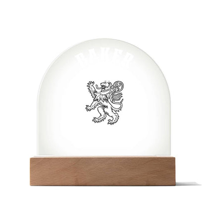 Baker Family Name Plaque