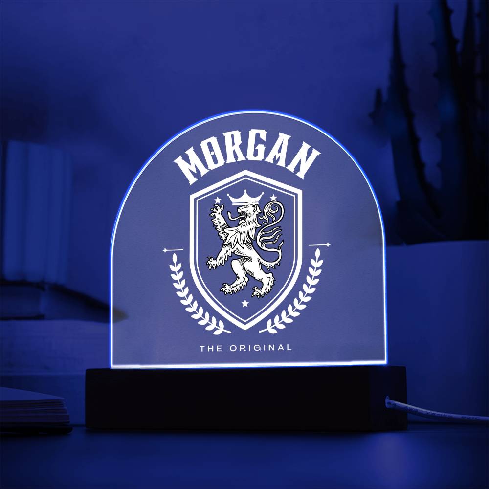 Morgan Family Name Plaque
