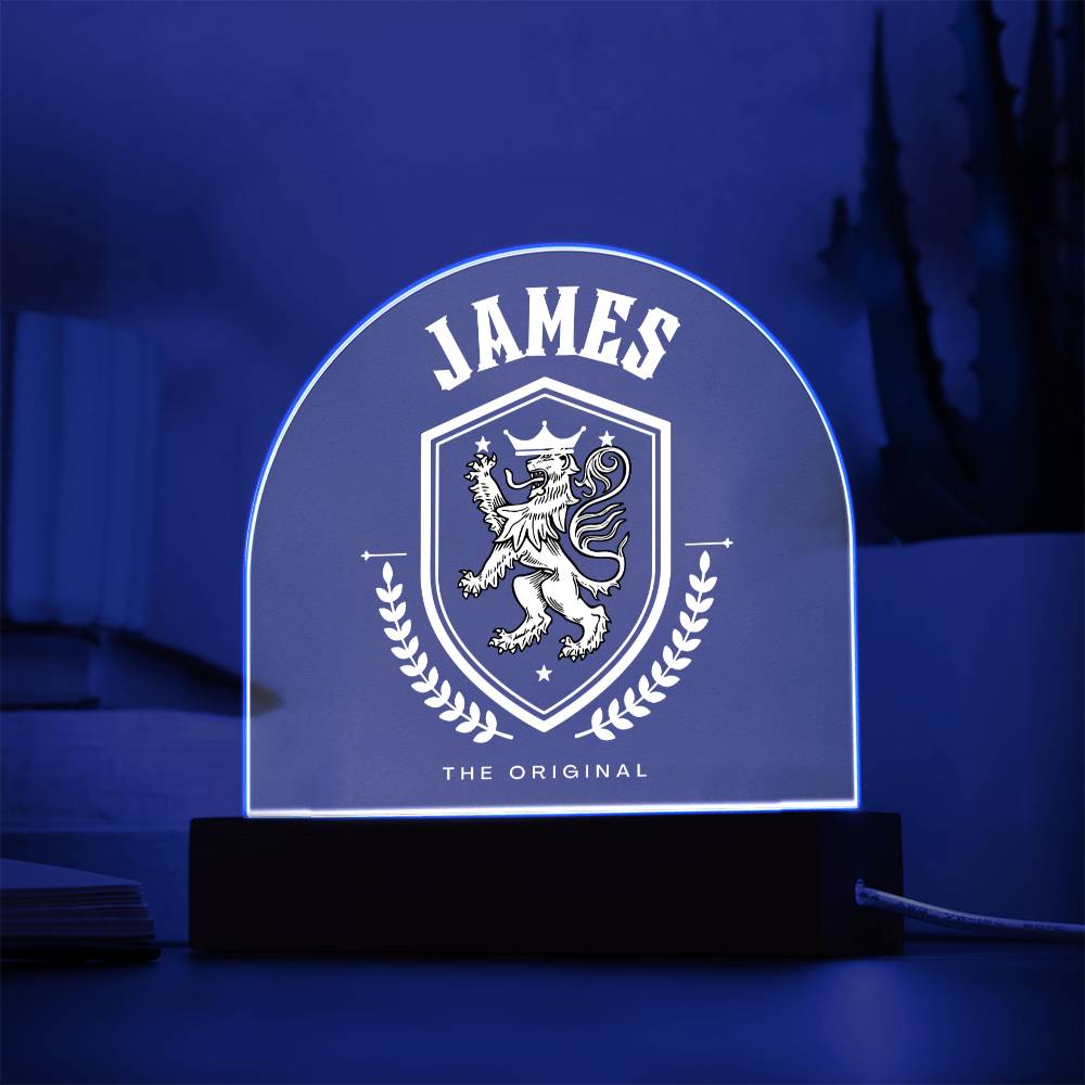James Family Name Plaque