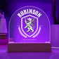 Robinson Family Name Plaque