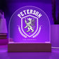 Peterson Family Name Plaque