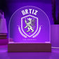 Ortiz Family Name Plaque