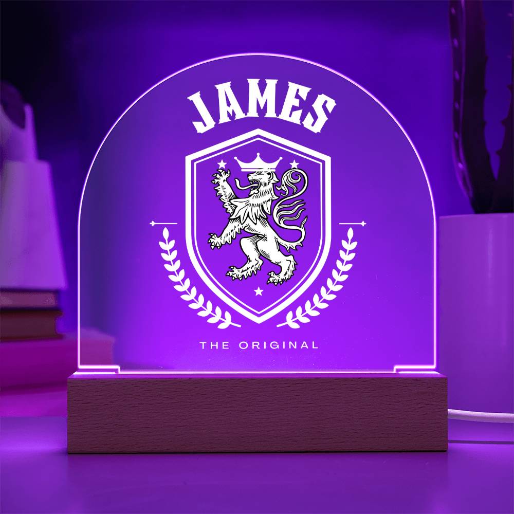 James Family Name Plaque