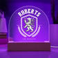 Roberts Family Name Plaque