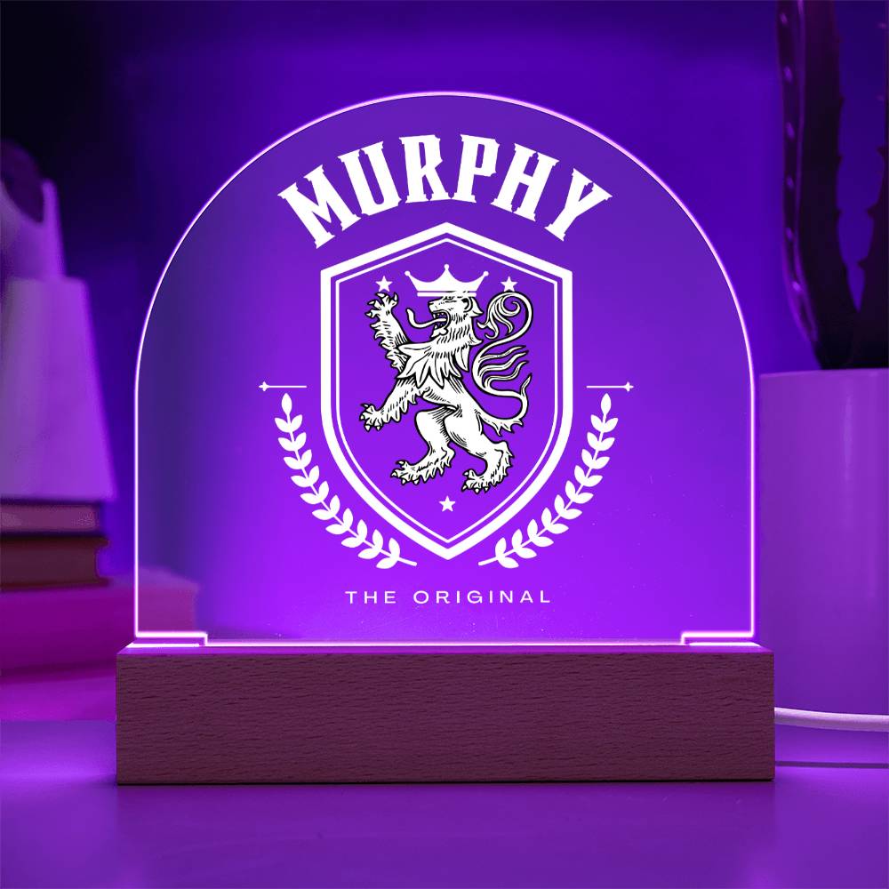 Murphy Family Name Plaque