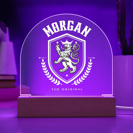 Morgan Family Name Plaque