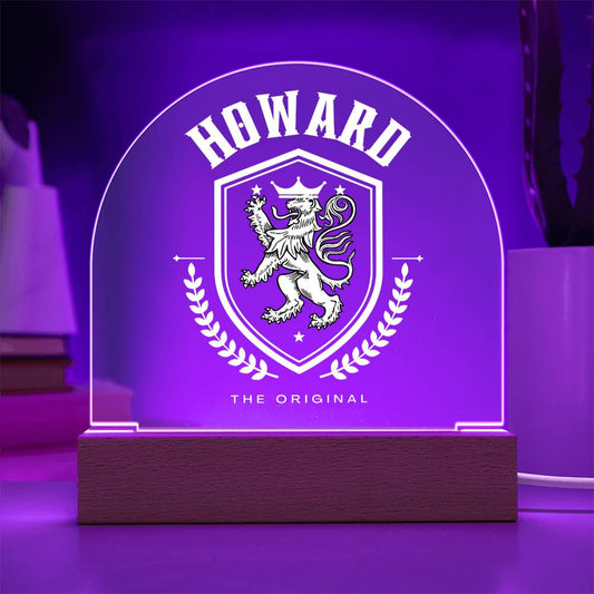 Howard Family Name Plaque