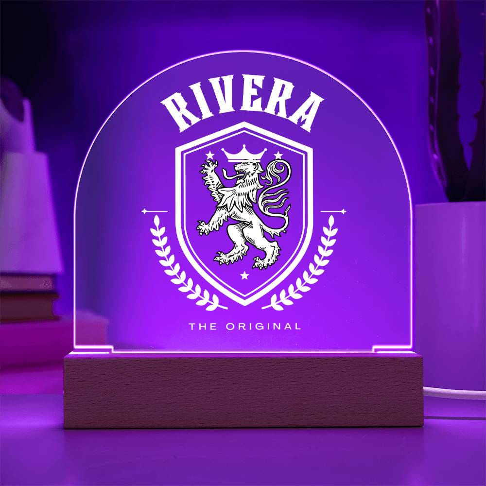 Rivera Family Name Plaque