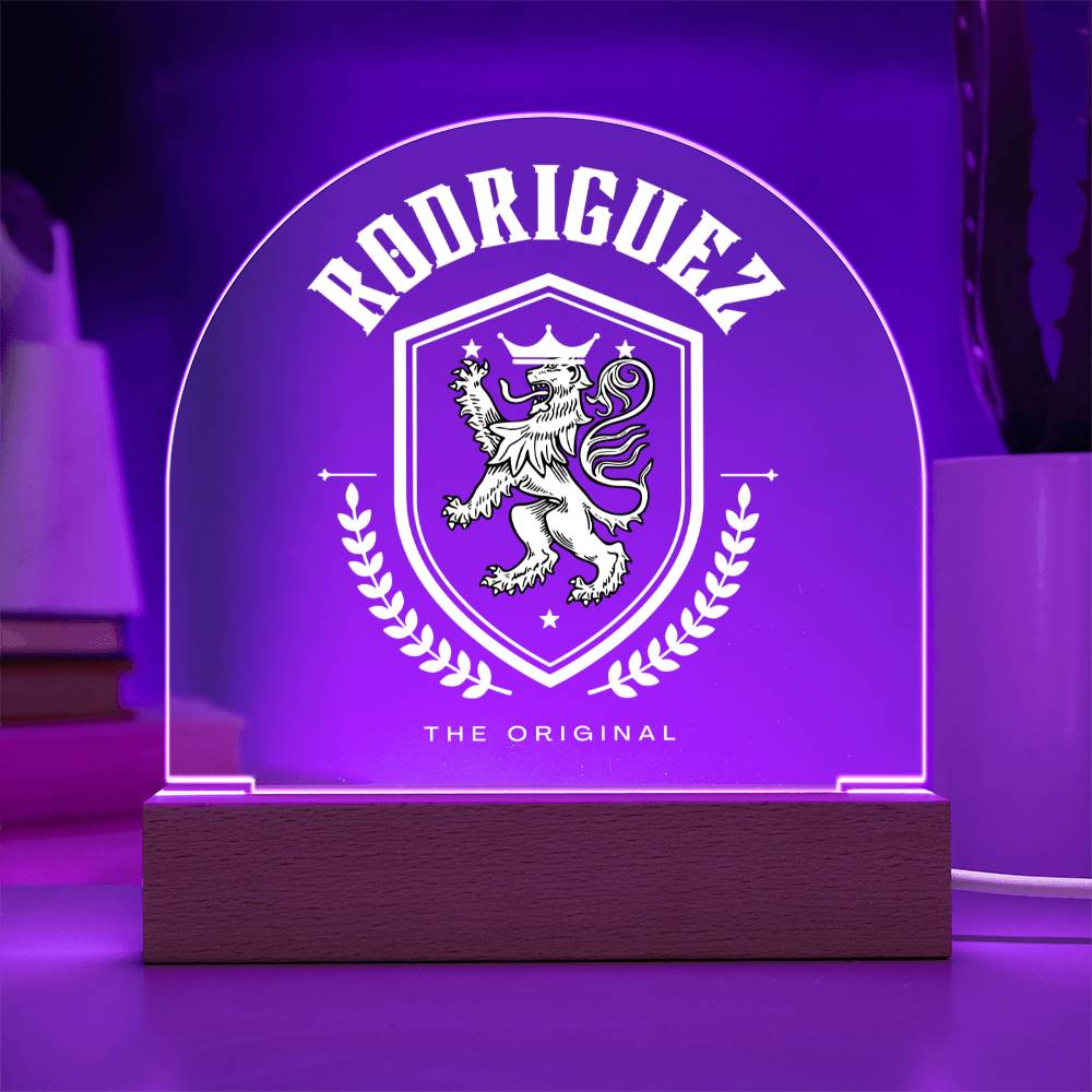 Rodriguez Family Name Plaque