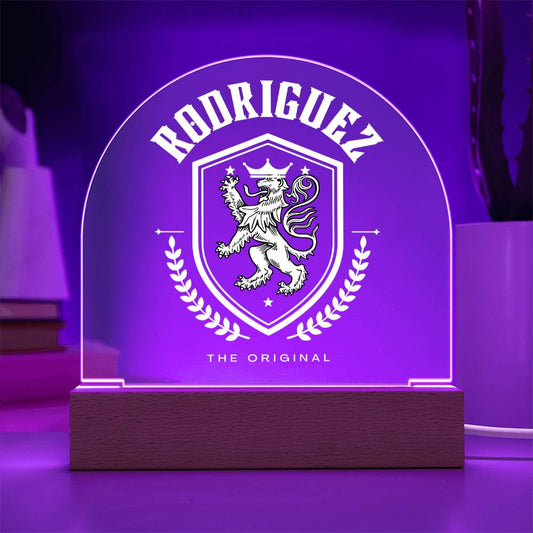 Rodriguez Family Name Plaque