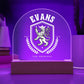 Evans Family Name Plaque