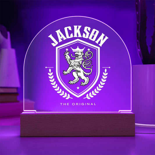 Jackson Family Name Plaque
