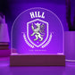 Hill Family Name Plaque