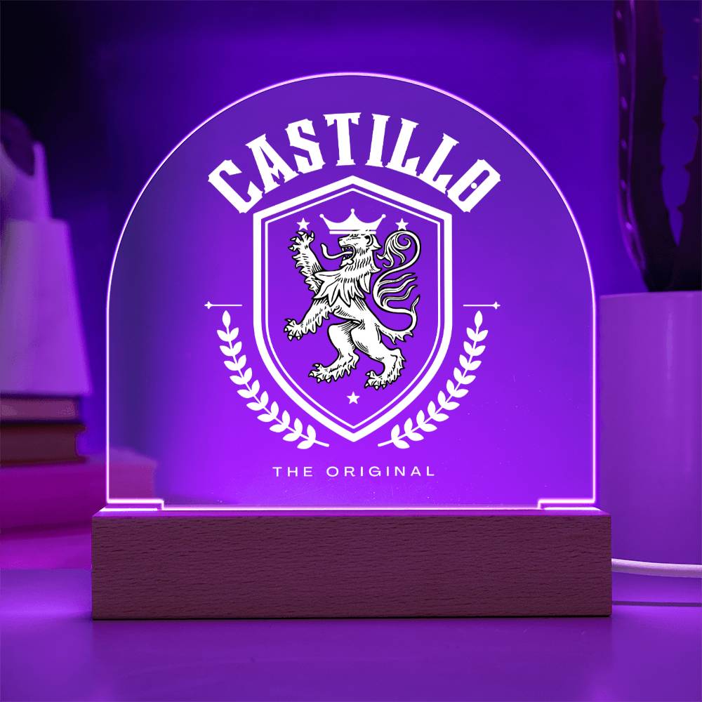 Castillo Family Name Plaque