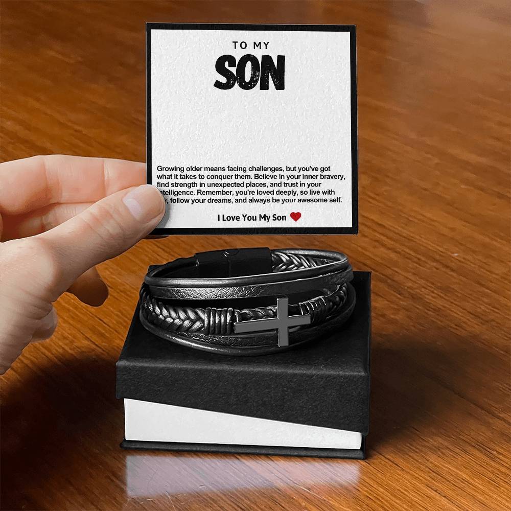 Son Vegan Leather Bracelet