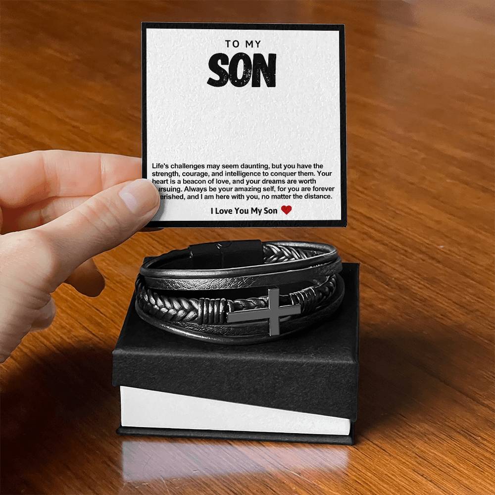 Son Vegan Leather Bracelet