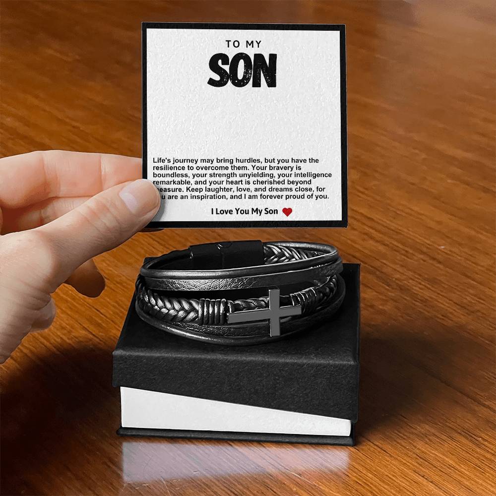 Son Vegan Leather Bracelet