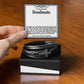 Men's Soulmate Cross Vegan Leather Bracelet