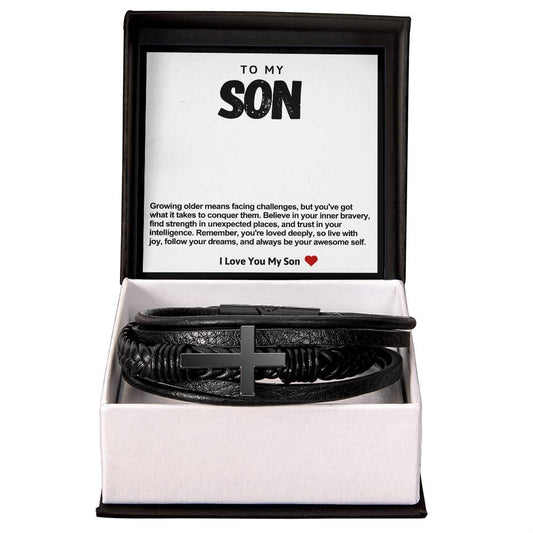 Son Vegan Leather Bracelet