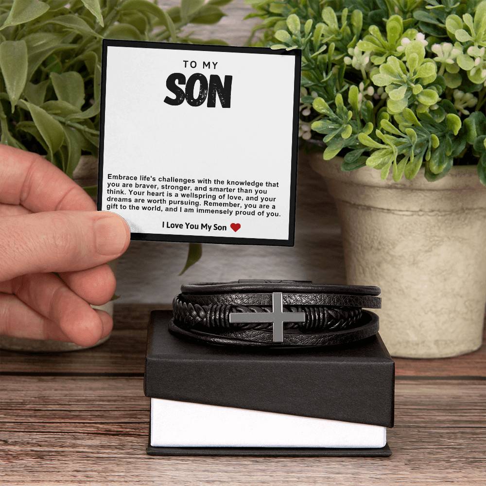 Son Vegan Leather Bracelet