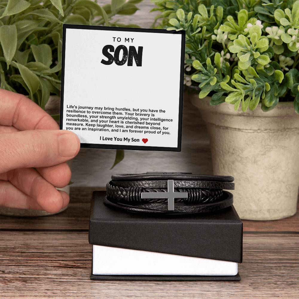 Son Vegan Leather Bracelet