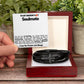 Smokin Hot Soulmate Cross Vegan Leather Bracelet