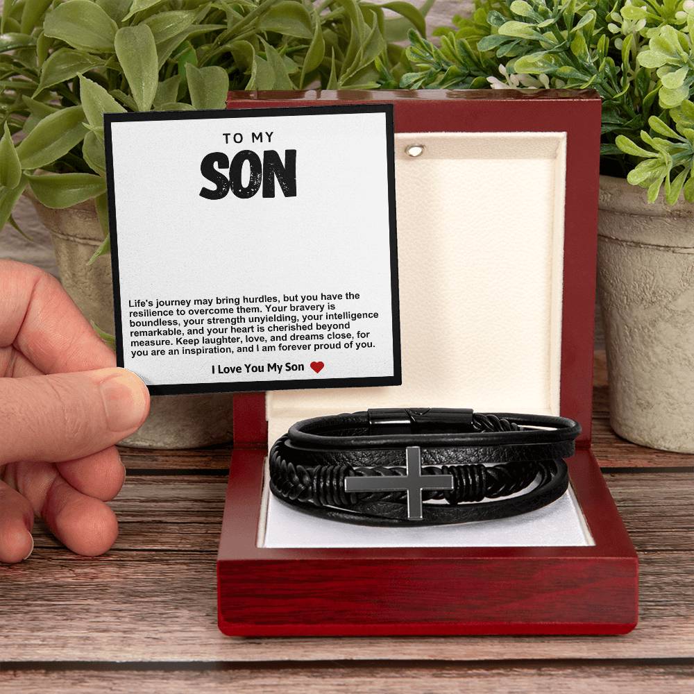 Son Vegan Leather Bracelet