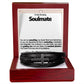 Soulmate Men's Cross Vegan Leather Bracelet