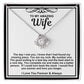 To My Amazing Wife Necklace and Faux Flower Bouquet -In You I have Found My Missing Piece