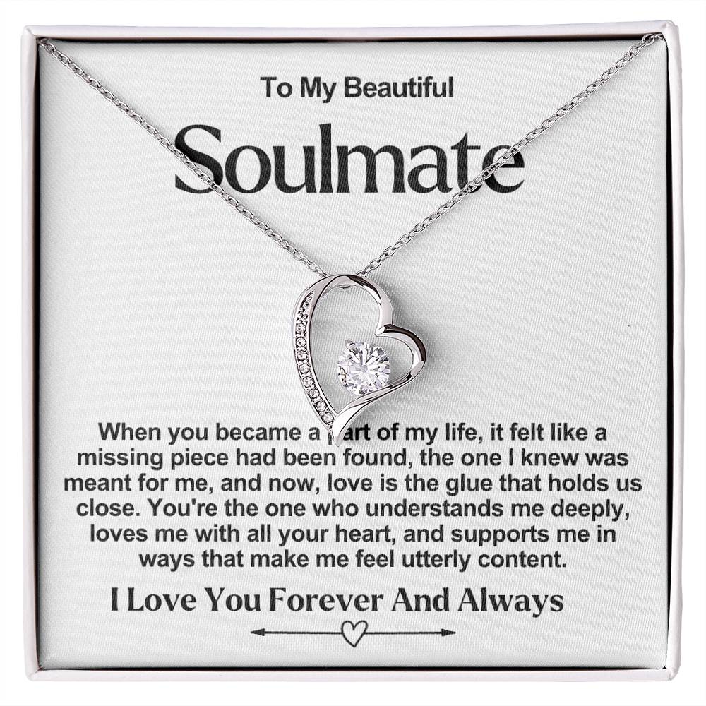 Soulmate Forever Love Heart Necklace